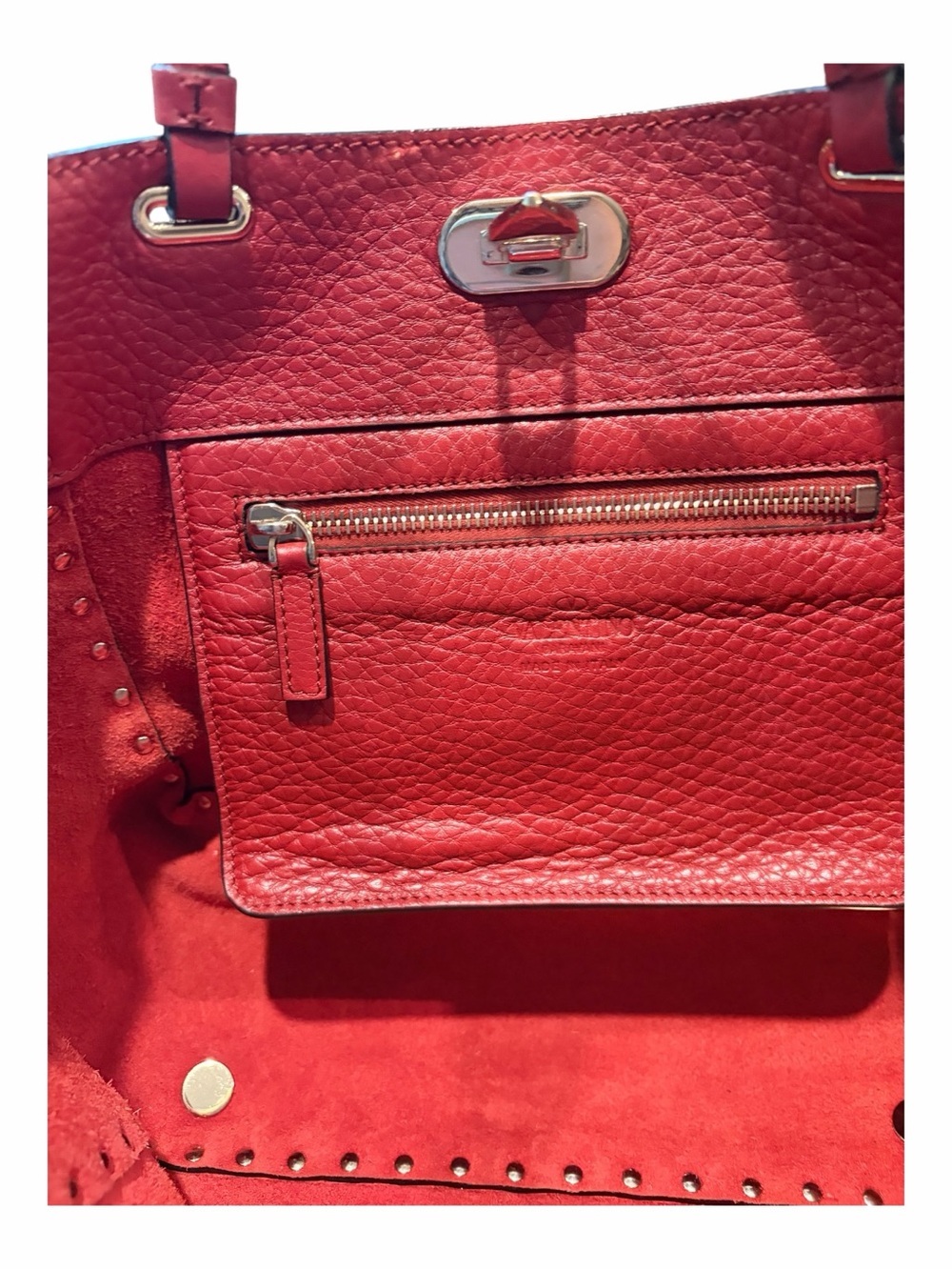 Valentino Garavani Rockstud Two Way – ORO Red Colorway – With Accessory Set - Picture 11 of 13